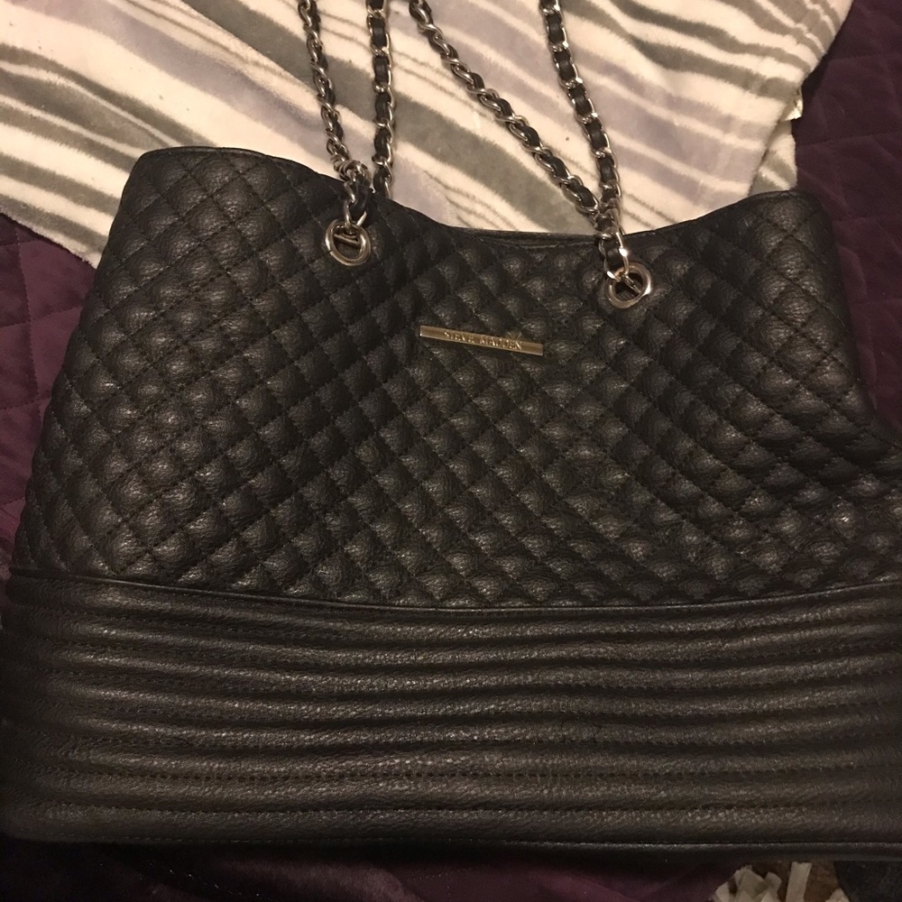 Black Steve Madden tote
